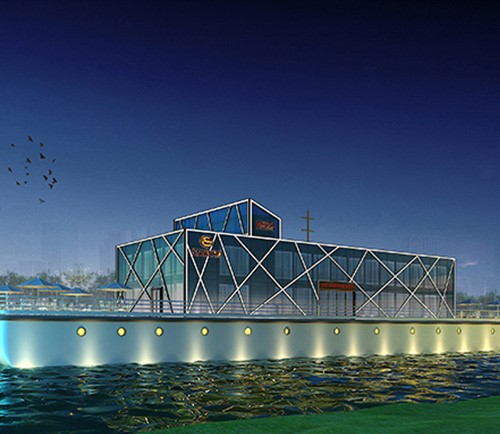 太陽(yáng)鳥精裝修60米躉船正式下水